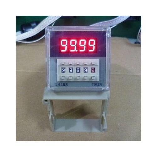 110VAC DH48S-AE Digital Timer Relay On Delay 11 Pins SPDT WITH BASE