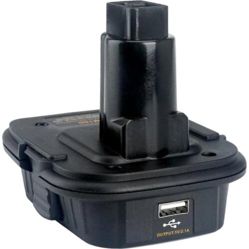 DM18D Battery Converter Adapter USB DCA1820 For DeWalt tool Convert 20V Li-Ion Battery Milwaukee M18 to 18V NiCad NiMh Battery