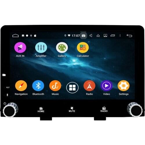 9" 1 Din 6 Core PX6 Android 9.0 Car Radio For KIA RIO 2017-2018 Turkey Car Multimedia Player Car Audio Car Stereo 4G+64G DSP GPS