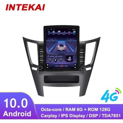 9.7" Vertical Style Tesla Screen Android 10.0 Car Radio GPS Navigation multimedia player for Subaru Outback 2010-2016