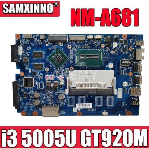 CG410/CG510 NM-A681 is suitable for Lenovo B50-50 100-14IBD notebook motherboard CPU i3 5005U GT920M DDR3 100% test work