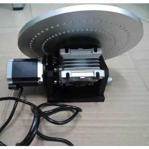 HY-E300 360-degree electric rotary table, marking machine engraving machine rotary table, reduction ratio: 1:10
