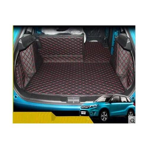Good quality mats! Special car trunk mats for Suzuki Vitara 2019-2015 waterproof boot carpets cargo liner mats for Vitara 2017