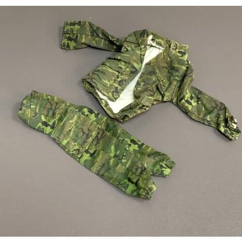 1/6 21st Century Toys WWII Jungle Camouflage Uniform for 12" Action Figure The Ultimate Soldier Clothes Set GI Joe Outfit