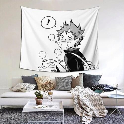 Manga Anime Japan Wall Cloth Polyester Beach Mat Boho Decoration Home Decor Kawaii Room Decor Hippie Tapiz Decoration Mural