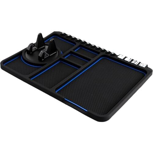 Multifunctional Car Anti-Slip Mat Auto Phone Holder Non Slip Sticky Anti Slide Phone Mount Silicone Dashboard Car Pad Mat