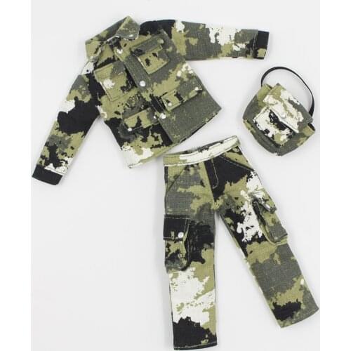 Outfits for Blyth doll Fighting suit BDUs for Male JOINT body doll Cool and Man suit for 1/6 BJD azone icy dbs