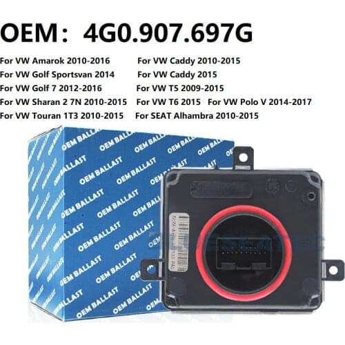 NEW OEM For VW Amarok Caddy Golf 7 Sportsvan T5 T6 Polo Sharan TouranXENON LED Module Ballast Headlight AFS Control 4G0.907.697G