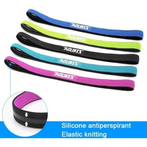 Sport Hairband Running Head Band Sweat Anti-slip Elastic Biking Sweatband Bands Headbands Workout Hair Grip