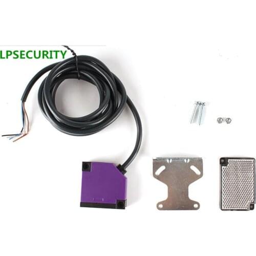 LPSECURITY 4 meters detection photocell switch with reflectors/REFLECTIVE PHOTO CELL INFRARED SENSOR PHOTO EYE BEAM