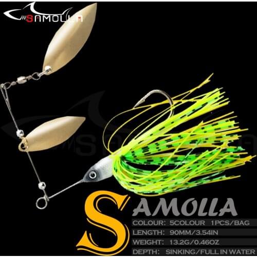 Spinnerbait Fishing Lure Accessories 13.3g Sinking Winter Artificial Bait Spoon For Pike Tackle 2021 Wobblers Goods Carp Hooks