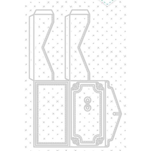 Christmas Greeting Card Background Metal Cutting Dies Scrapbook Diary Decoration Embossing Template DIY Greeting Card Handmade