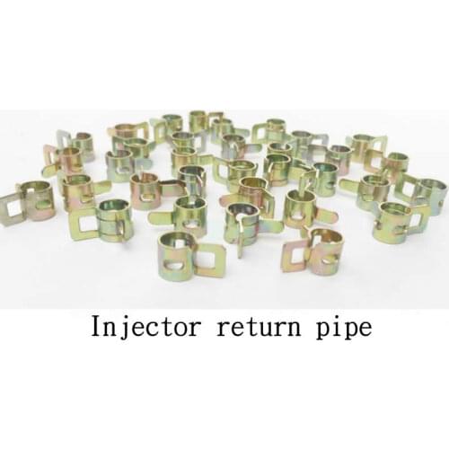 Oil return pipe clamp pipe clamp 6mm inner diameter leakage hose clamp spring type buckle T0168