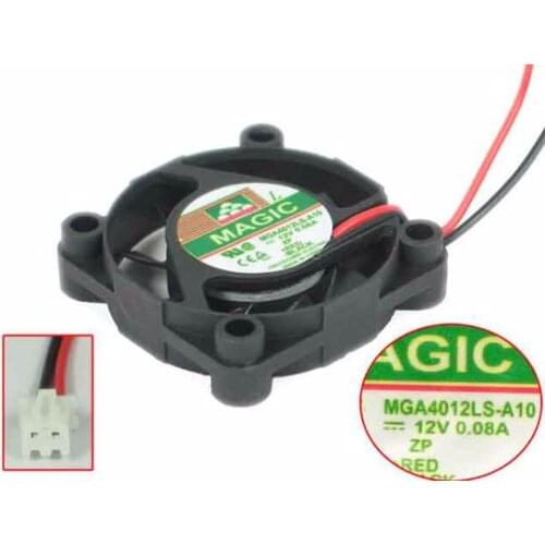 Magic MGA4012LS-A10 Server Cooling Fan DC 12V 0.08A 40x40x10mm 2-wire