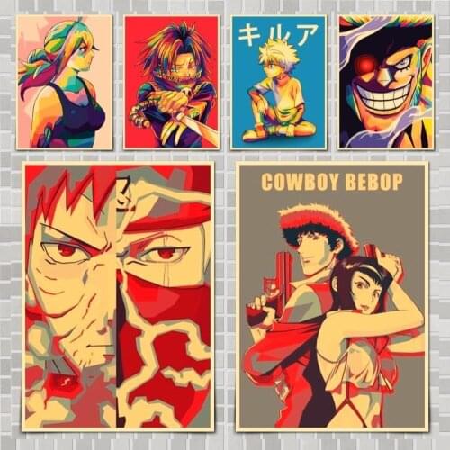 One Piece Anime Cartoon And Game 2 Movie Poster Wall Stickers For Home Room Bar Decor Art