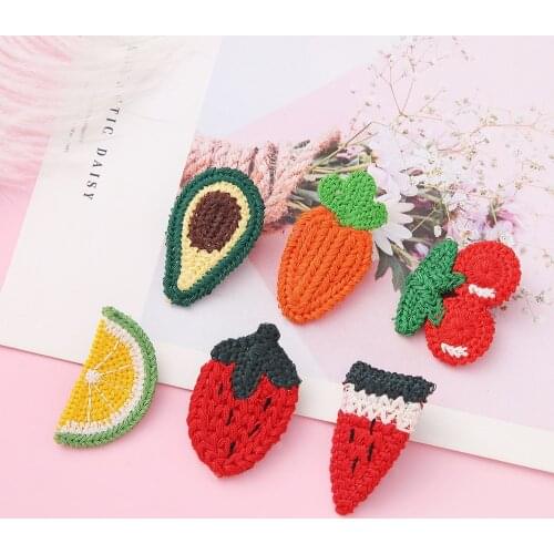 6 kinds Baby Girl Hair Clip Fruit Hairpin Baby Headdress Girl Cute Side Clip Baby Girl Head Clip For Girls Kids Hair Accessories
