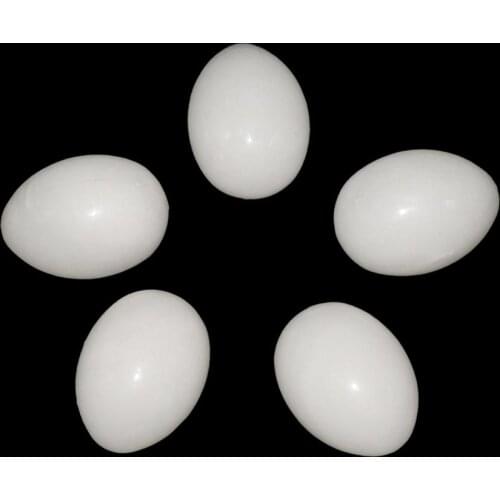10 Pcs Plastic lifelike Simulation Bird Eggs Pigeon Quail Fake Egg Aviculture Tools Nest Hatching eggs