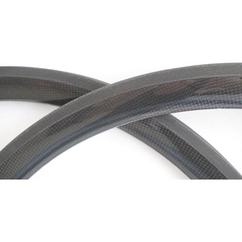 38mm 700c Carbon Road Tubular Bicycle Wheel Rims Bike Rim 23mm Width 20/24H 3k glossy