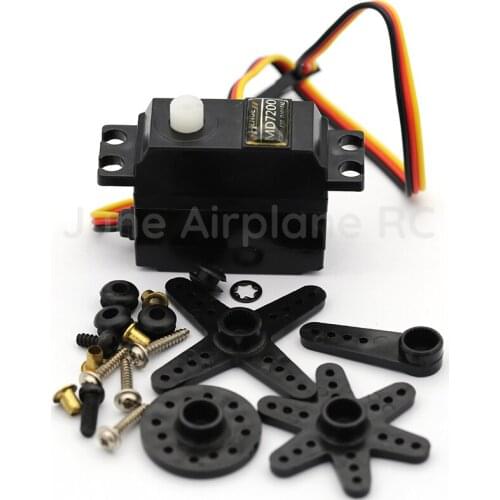 4 pcs MD7200 Nylon Gears Digital Servo High Speed Analog Servo for 450 Helicopters Locking the tail