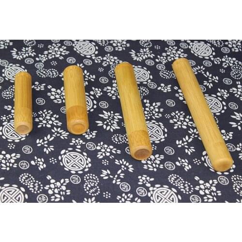 1PC Bamboo Tea Storage Organizer Natural Box Bag Holder Handmade Caddy Seal Canister Spice box LC 109