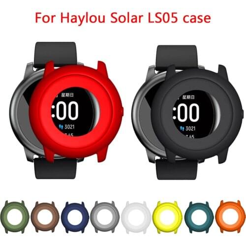 Watch Silicone Case Cover For Xiaomi Haylou solar LS05 TPU Protector Frame Soft Protect Shell For Xiaomi Haylou Solar
