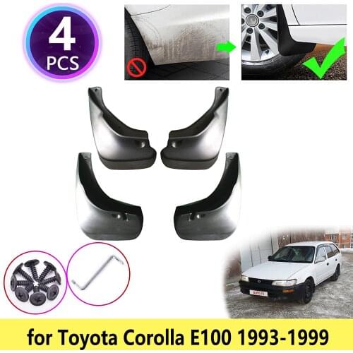 For Toyota Corolla AE100 E100 1993~1999 Mudguards Mudflap Fender Mud Flaps Splash Flap Guards Accessories 1994 1995 1996 1997