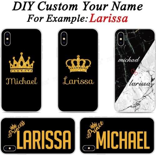 Customize Name Text Gift Soft TPU Phone Case For Asus Zenfone Max Pro M1 ZB602KL M2 ZB633KL ZB631KL ZB634KL Custom Cover Coque