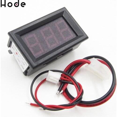 DC 0 To 10A Red LED Digital Voltmeter Gauge Volt Voltage Panel Meter LED Displays
