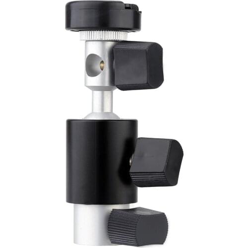 D tiny D-Bracket Swivel Flash Hot Shoe Light Stand Umbrella Holder Studio Equipment
