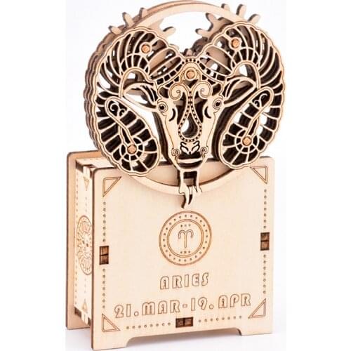 Childrens DIY creative three-dimensional wooden gear dollhouse ornaments crafts toys teaching aids