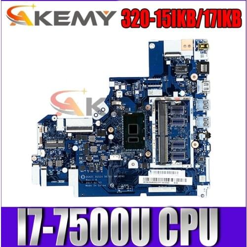 For Applicable to 320-15IKB /17IKB Notebook Motherboard I7-7500U Number NM-B241 test ok