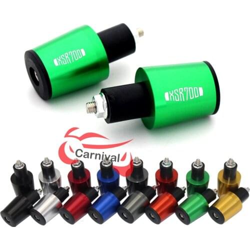 ForYamaha XSR700 XSR 700 XSR-700 2016 2017 2018 CNC 22MM Handlebar Grips Bar Cap Caps