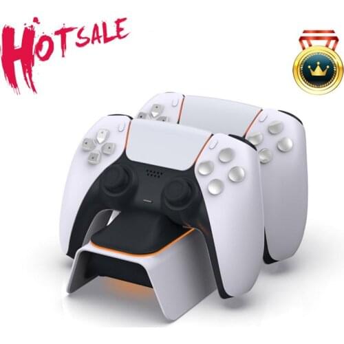 Dual Fast Charger For PS5 Wireless Controller USB Type-C Charging Cradle Dock Station For Sony PlayStation5 Joystick Gamepad New
