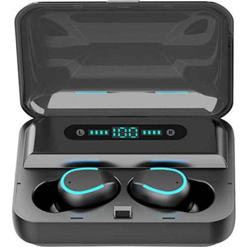 F9-5 TWS 5.0 Earphones Wireless Earphone 9D Bass Stereo In-ear Earbuds Handsfree Headset With Microphone Charging Case