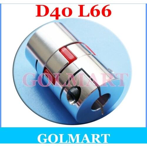 3pcs Motor Flexible Jaw Spider Shaft Coupling Plum Coupler D40 L65-66 8 10 12.7 14 16 17 18 19 20 22 15.875mm