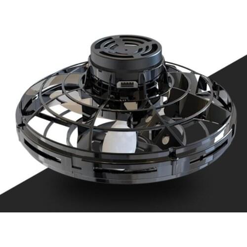 JOYLIVE Fingertip Gyroscopic Vehicle Gyroscopic Creative Decompression Induction Toy Free Flight UFO LED Light