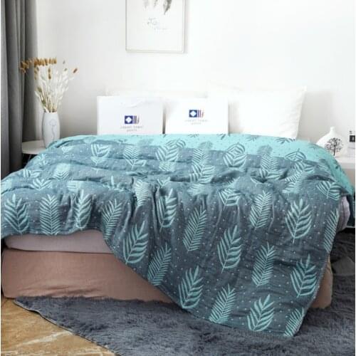Cotton Muslin Blanket for Bed Sofa Travel Breathable Bedding Coverlet Large Soft Throw Blankets Summer Towel Blankets