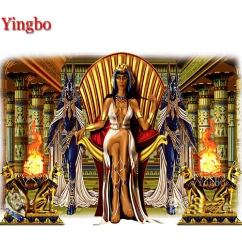 Egypt queen palace Full Square Round Drill DIY Diamond Painting Cross Stitch kit Diamond Embroidery Diamond Mosaic decoration