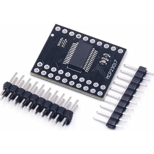 MCP23017 Serial Interface Module IIC I2C SPI Bidirectional 16-Bit I/O Expander Pins 10Mhz Serial Interface Module