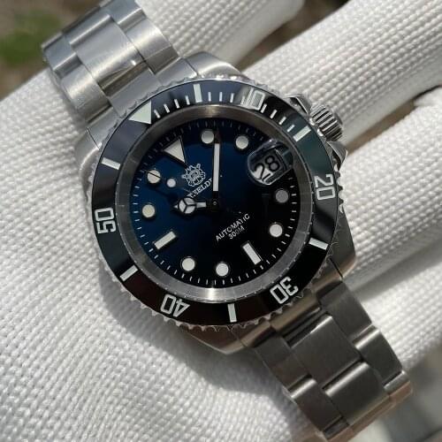 STEELDIVE Watch Men Automatic NH35 Diver Watches 300m Undefined Mechanical Wristwatches Luxury Mens Watch Fashion C3 Luminous