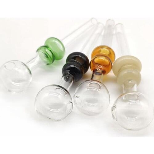 New Color Gourd Glass Pipe Portable Glass Pipe Pipe Tool Smoking Set Cigarette Tube Cigarette Holder Filter