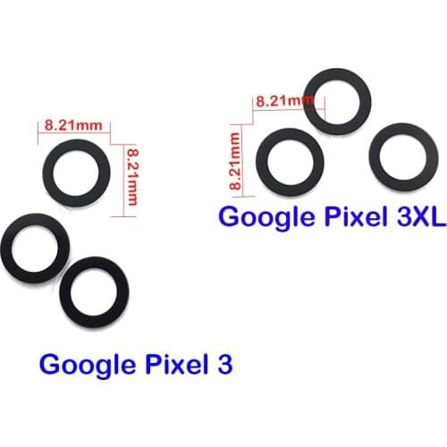 New Back Camera Rear Camera Glass Lens Cover With Aheadsive Compatible for Pixel 3 XL / Pixel3