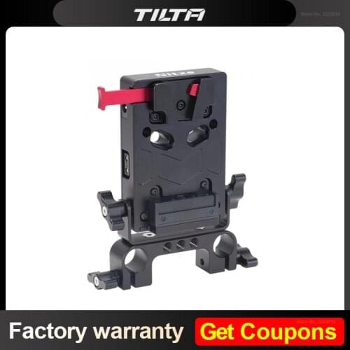 NITZE V-MOUNT BATTERY PLATE WITH 15MM ROD CLAMP N21-D2 standard V mount battery plate adapter with automatic lock protection