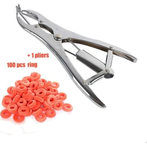 Sheep Castration Plier for Sheep Castration Banding Tail Applicator Marking Farm Rubber Ring Castration Device Veterinary Equip