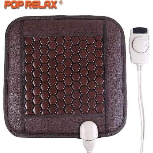POP RELAX Korea Seat Mattress Health Care Tourmaline Germanium Heating Pad Ion Thermal Physiotherapy Stone Mat Thermal Mattress