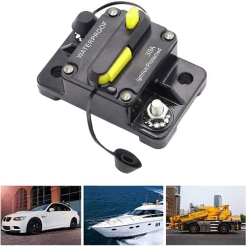 Manual Reset Waterproof Fuse Holders Inverter Circuit Breaker 30A 40A 50A 60A 80A 100A 150A 200A 250A 300A 70A for Car RV Yacht