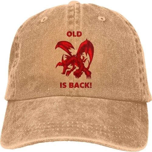 Old Red-Eyes B. Dragon Is Back! Baseball Cap Men Yu-Gi-Oh! Duel Links Magic Card Games Caps colors Women Summer Snapback Caps