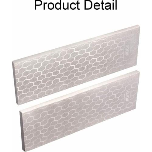 8 Inch 2-Sided Sharpening Stone Diamond Bench Stone Knife Sharpener 400/1000Grit