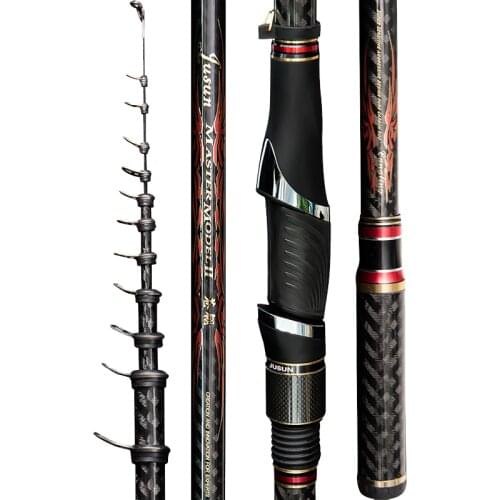 New 1.5 carbon ultra light super hard reef rock fishing rod 4.3m5m5.3m long shot rod slipping drift Carp rod Telescopic sea pole