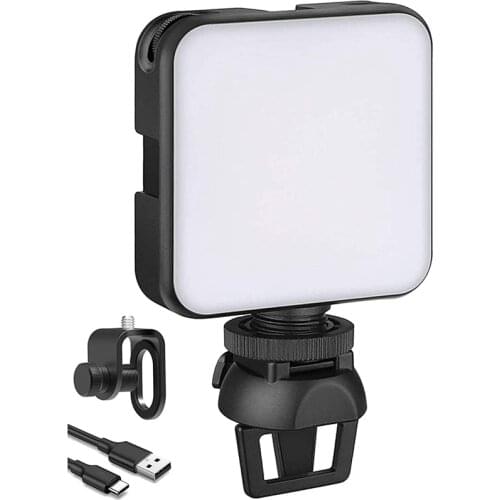 Video Conference Lighting Kit, Dimmable & Rechargeable Laptop Webcam Lighting with Clip, Light for Zoom Meeting, Video